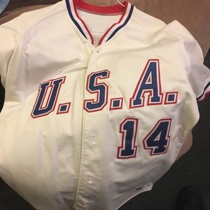 1990 team USA baseball jersey from topps